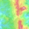 Mapa topográfico Taghramt ⵜⴰⵖⵕⴰⵎⵜ تغرامت, altitud, relieve