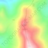 Mapa topográfico Cerro Bonete?, altitud, relieve