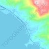 Mapa topográfico Ba-ay, altitud, relieve