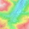 Mapa topográfico Blatten, altitud, relieve