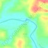 Mapa topográfico Toricueije, altitud, relieve