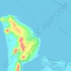 Mapa topográfico Lipata, altitud, relieve