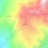 Mapa topográfico El Huabo, altitud, relieve