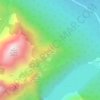 Mapa topográfico Little Beehive, altitud, relieve