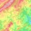 Mapa topográfico Fairmount, altitud, relieve