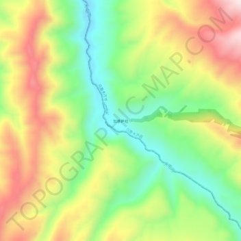 Mapa topográfico 加普萨拉, altitud, relieve