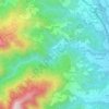Mapa topográfico Castagnetoli, altitud, relieve