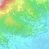 Mapa topográfico Reghellini, altitud, relieve