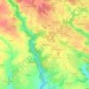 Mapa topográfico La Grée Bodiquello, altitud, relieve