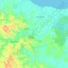 Mapa topográfico Kumpeh Ulu, altitud, relieve