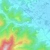 Mapa topográfico Pieve di Compito, altitud, relieve
