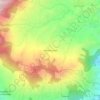 Mapa topográfico Sabana Larga, altitud, relieve