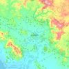 Mapa topográfico Juigalpa, altitud, relieve