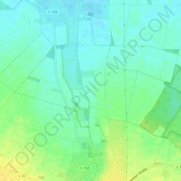 Mapa topográfico Stommel, altitud, relieve