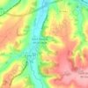 Mapa topográfico Le Lieu Fourneville, altitud, relieve