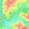 Mapa topográfico Sapeiros, altitud, relieve
