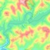 Mapa topográfico Funcho de Diante, altitud, relieve