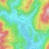 Mapa topográfico Località Giare, altitud, relieve
