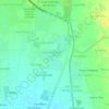 Mapa topográfico Lovera, altitud, relieve
