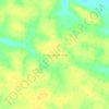 Mapa topográfico Gedung Meneng, altitud, relieve