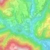 Mapa topográfico Pian del Vescovo - Denat, altitud, relieve