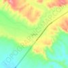 Mapa topográfico Huarejana, altitud, relieve