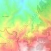 Mapa topográfico La Luchita, altitud, relieve