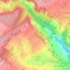 Mapa topográfico Les Voëttes, altitud, relieve