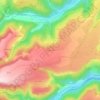 Mapa topográfico La Bousseleuf, altitud, relieve