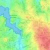 Mapa topográfico La Ville au Sène, altitud, relieve