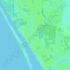 Mapa topográfico Manasota, altitud, relieve