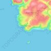 Mapa topográfico Heybrook Bay, altitud, relieve