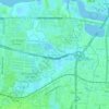 Mapa topográfico Asemrowo, altitud, relieve