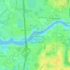 Mapa topográfico Alafia River Country Meadows, altitud, relieve