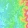 Mapa topográfico La Chauprillade, altitud, relieve
