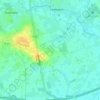 Mapa topográfico Kezelberg, altitud, relieve