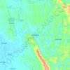 Mapa topográfico Bandarban, altitud, relieve
