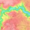 Mapa topográfico La Micauderie, altitud, relieve