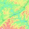 Mapa topográfico 剑河, altitud, relieve