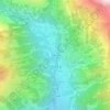 Mapa topográfico Le Fangeas, altitud, relieve