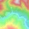 Mapa topográfico Sirupaya, altitud, relieve