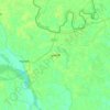 Mapa topográfico Phulbari, altitud, relieve