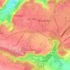 Mapa topográfico La Bergerie, altitud, relieve