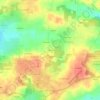 Mapa topográfico La Hutte, altitud, relieve