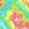 Mapa topográfico Sosote, altitud, relieve