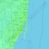 Mapa topográfico Harbor Island, altitud, relieve