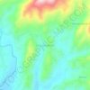 Mapa topográfico Sa Dan Andulan, altitud, relieve