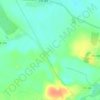 Mapa topográfico Алёхино, altitud, relieve