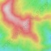 Mapa topográfico Mount Dromedary / Gulaga, altitud, relieve