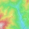 Mapa topográfico Prà del Prete, altitud, relieve